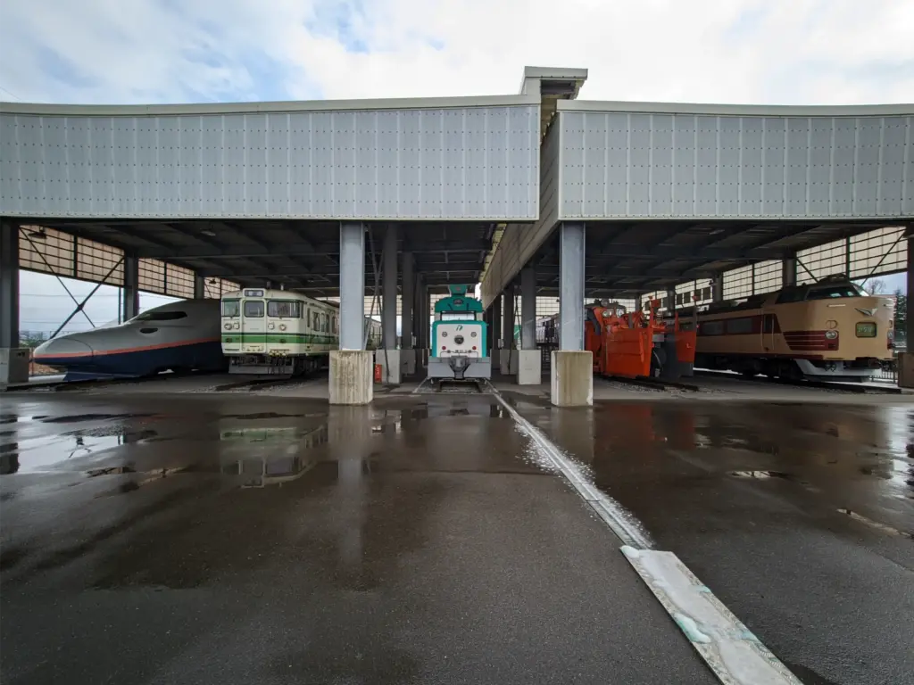 新津鉄道資料館の屋外展示