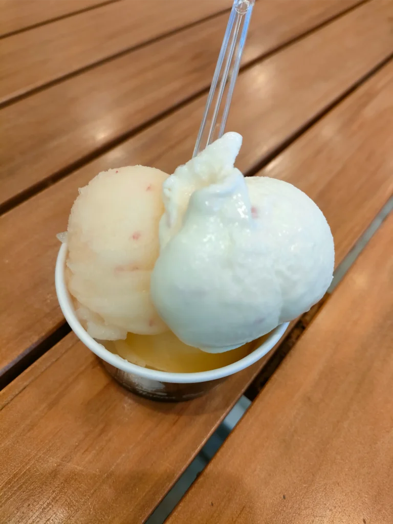 リンゴのシャーベット