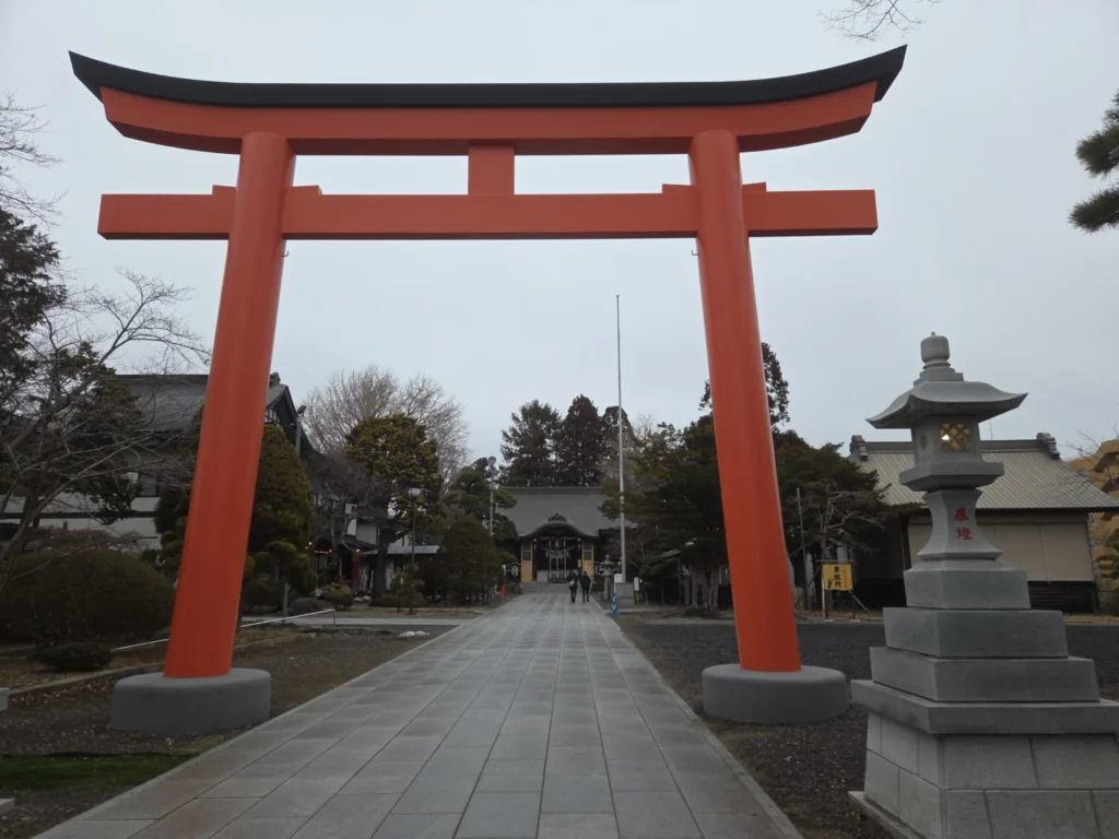 湯倉神社の鳥居