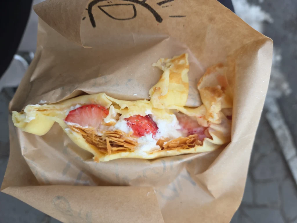 イチゴのミルフィーユ