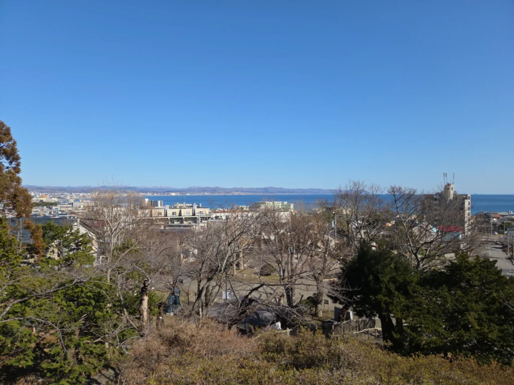 函館公園からの景色